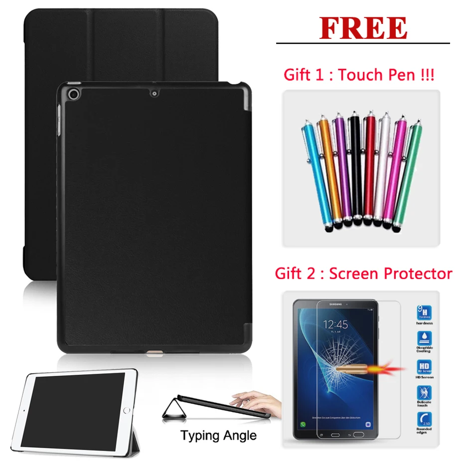 Free Screen Protector Glass +Case For iPad 2017 2018 9.7 Air 1/2/3 2019 PU Leather Smart Cover for i Pad mini 1 2 3 4 5/pro 10.5
Free Screen Protector Glass +Case For iPad 2017 2018 9.7 Air 1/2/3 2019 PU Leather Smart Cover for i Pad mini 1 2 3 4 5/pro 10.5