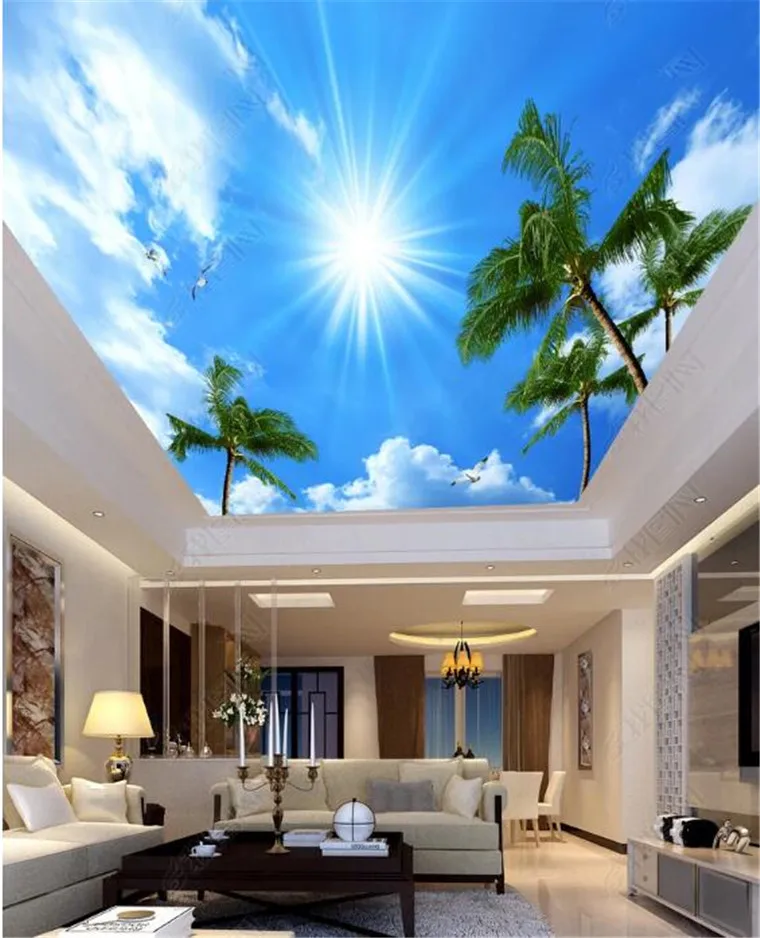Modern 3D photo wallpaper home interior blue sky and white clouds wallpaper living room ceiling hall mural wallpaper
Modern 3D photo wallpaper home interior blue sky and white clouds wallpaper living room ceiling hall mural wallpaper