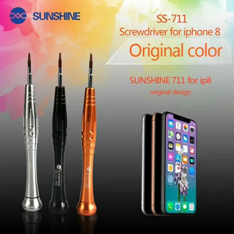 Sunshine SS-711 Stainless Steel Precision Screwdriver Multi Function phillips screwdriver Opening Tool for Iphone 8
Sunshine SS-711 Stainless Steel Precision Screwdriver Multi Function phillips screwdriver Opening Tool for Iphone 8