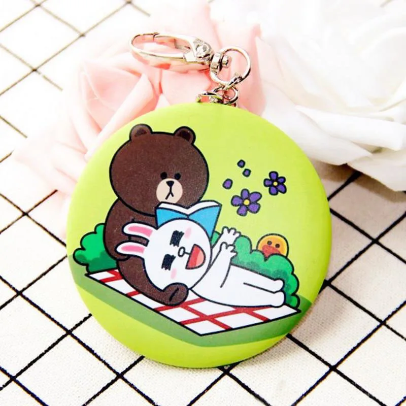 1pc Creative Anime Brown Bear Cony Rabbit Pattern Portable Compact Pocket Cosmetic Mirror Mini keychain bag Pendant toy gift
1pc Creative Anime Brown Bear Cony Rabbit Pattern Portable Compact Pocket Cosmetic Mirror Mini keychain bag Pendant toy gift
