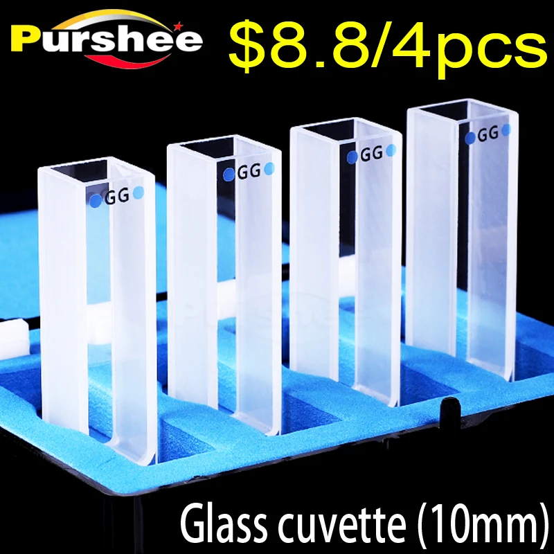 4 PCS Standard cell with lid and leve bottom(10mm)/The two surface is transparent/Matching with spectrophotometer
4 PCS Standard cell with lid and leve bottom(10mm)/The two surface is transparent/Matching with spectrophotometer