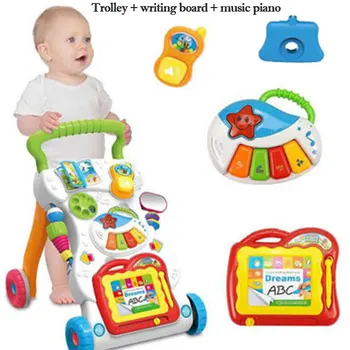 Baby Walker Stroller Toy Baby Early Learning Puzzle Multifunctional Music Walker Strolling Walk Car Baby Gift
Baby Walker Stroller Toy Baby Early Learning Puzzle Multifunctional Music Walker Strolling Walk Car Baby Gift