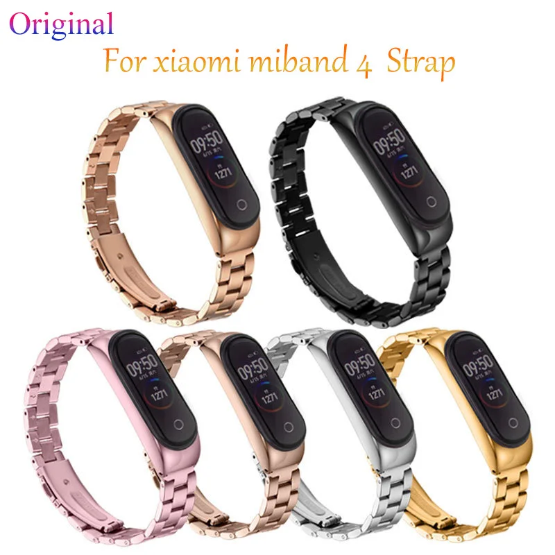 Stainless steel metal strap for Xiaomi Mi Band 4 Strap original metal wristband Miband 4 official models Strap Smart Accessories
Stainless steel metal strap for Xiaomi Mi Band 4 Strap original metal wristband Miband 4 official models Strap Smart Accessories