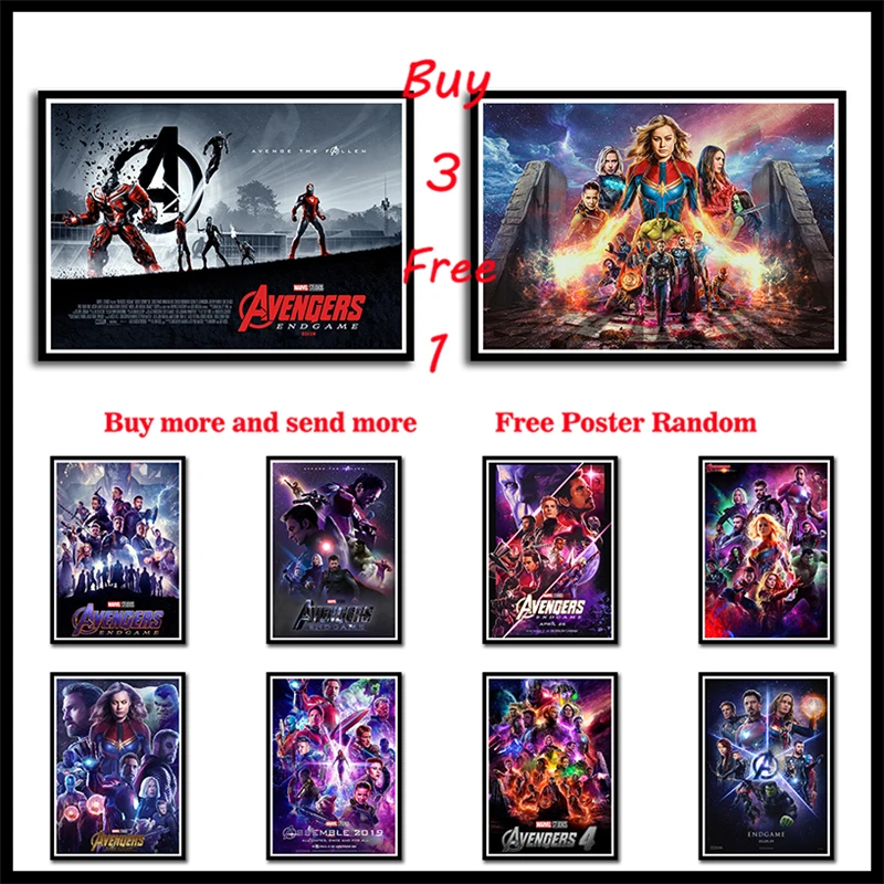 2019 Avengers Endgame White Coated Paper Poster Wall Sticker White Coated Paper Poster Frameless
2019 Avengers Endgame White Coated Paper Poster Wall Sticker White Coated Paper Poster Frameless