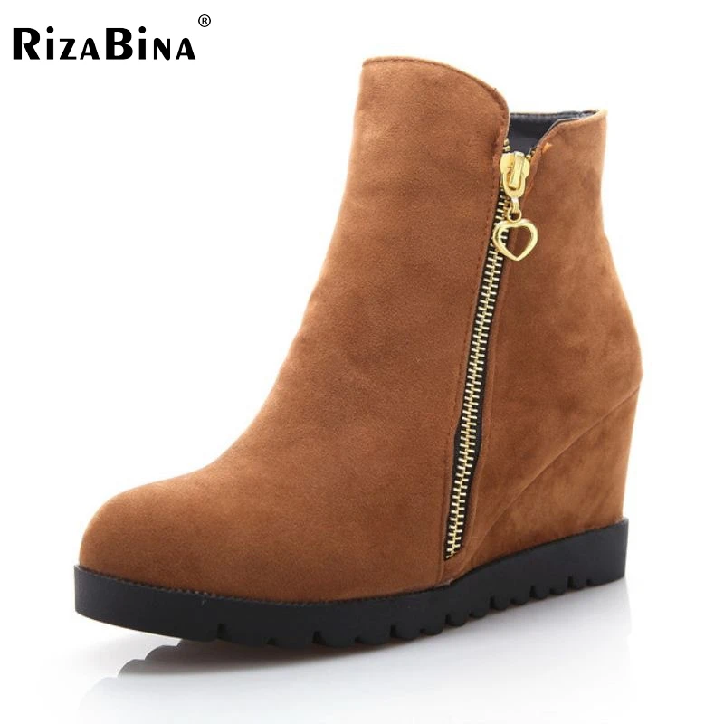 women wedge high heel ankle boots martin half short boot warm autumn winter botas zipper footwear heels shoes P20309 size 34-39
women wedge high heel ankle boots martin half short boot warm autumn winter botas zipper footwear heels shoes P20309 size 34-39