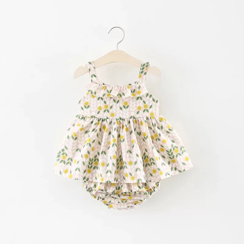 JMS Kasenbely Summer Two Pieces Outfits Flower Printed Swing Tops Backless Dresses Ruffled PP Romper Pants Baby Girls Set
JMS Kasenbely Summer Two Pieces Outfits Flower Printed Swing Tops Backless Dresses Ruffled PP Romper Pants Baby Girls Set