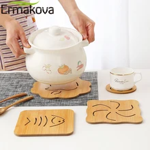 ERMAKOVA 6 Inch Bamboo Heat Resistant Trivet Mat Hot Pot Holder Teapot Trivet Pad Coaster Table Placemat Coffee Tea Cup Holder
ERMAKOVA 6 Inch Bamboo Heat Resistant Trivet Mat Hot Pot Holder Teapot Trivet Pad Coaster Table Placemat Coffee Tea Cup Holder