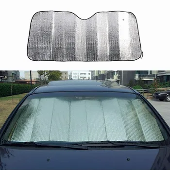 Aluminum Foil Car Windshield Cover Sun Protection Cover, Folding 130*60CM Auto Front Window Sun Shade Visor Protective Cover
Aluminum Foil Car Windshield Cover Sun Protection Cover, Folding 130*60CM Auto Front Window Sun Shade Visor Protective Cover