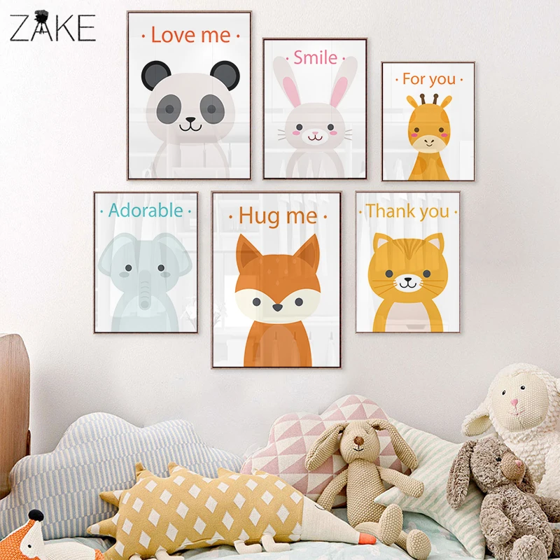 Woodland Baby Animals Rabbit Elephant Panda Canvas Prints Painting Nursery Wall Art Decor Kids Room Playroom Posters Decoration
Woodland Baby Animals Rabbit Elephant Panda Canvas Prints Painting Nursery Wall Art Decor Kids Room Playroom Posters Decoration