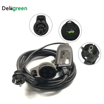 Duosida 16A type1 J1772 ev portable charger to Schuko Connectors 3.6KW For nissan leaf With Bag
Duosida 16A type1 J1772 ev portable charger to Schuko Connectors 3.6KW For nissan leaf With Bag