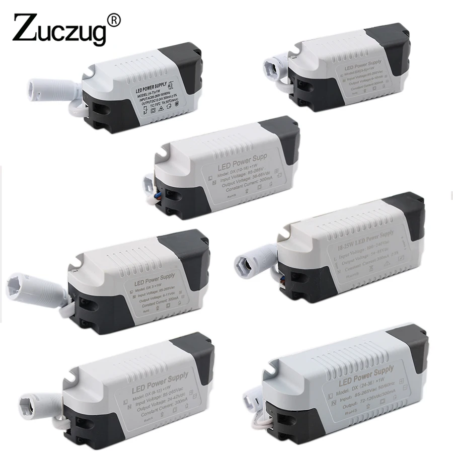 Led driver 300mA Power Supply 1W-36W LED Lighting Transformer AC 85-265V Constant Current Driver Adapter for Led Lamps Strip
Led driver 300mA Power Supply 1W-36W LED Lighting Transformer AC 85-265V Constant Current Driver Adapter for Led Lamps Strip