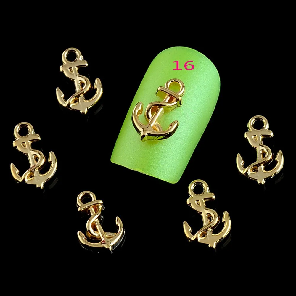 10pc Golden Alloy Glitter 3d Nail Art Anchor Decorations Halloween with Rhinestones,3D Nail Charms,Jewelry Nails Salon Supplies
10pc Golden Alloy Glitter 3d Nail Art Anchor Decorations Halloween with Rhinestones,3D Nail Charms,Jewelry Nails Salon Supplies