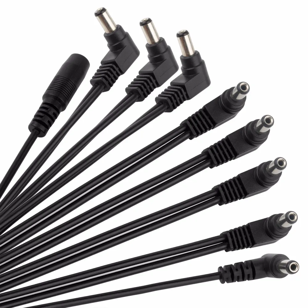 10/pcs Caline 8 Ways Daisy Chain Multi-interface Connecting 1 to 8 Cable Cord Copper Wire for Guitar Pedals Power Supply Adapter
10/pcs Caline 8 Ways Daisy Chain Multi-interface Connecting 1 to 8 Cable Cord Copper Wire for Guitar Pedals Power Supply Adapter