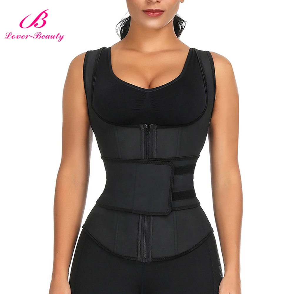 

Lover-Beauty Latex Waist Trainer Vest 9 Steel Bones Slimming Corset Underbust Plus size 6XL Waist Cincher Shapewear Body Shaper