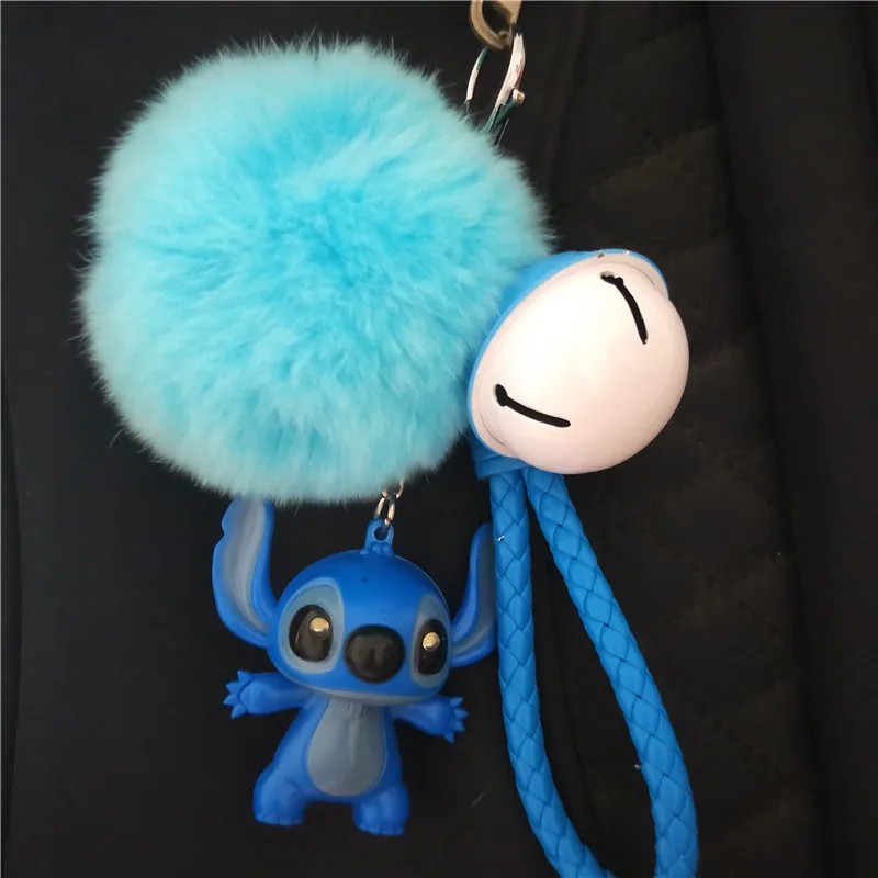 Cute Pmpon Key Ring Fluffy Pompom Key Chains Lilo Stitch LED Keychain Car Porte Clef Key Rings Charm Key Chain Trinkets Pendant
Cute Pmpon Key Ring Fluffy Pompom Key Chains Lilo Stitch LED Keychain Car Porte Clef Key Rings Charm Key Chain Trinkets Pendant