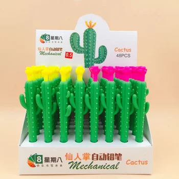 6 Pcs/set Cute Korean Stationery Plant Cactus With Flower Silica Mechanical Pencil Automatic Pencil School Office Supply
6 Pcs/set Cute Korean Stationery Plant Cactus With Flower Silica Mechanical Pencil Automatic Pencil School Office Supply