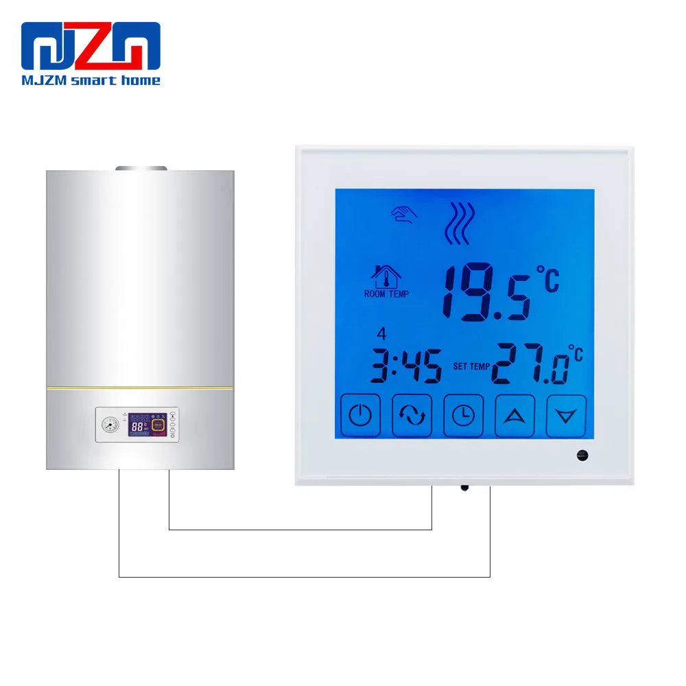 MJZM BGL03-1 AA Batteries Powered Room Thermostat for Gas Boiler Heating Temperature Controller Touch Screen Wall Mounted
MJZM BGL03-1 AA Batteries Powered Room Thermostat for Gas Boiler Heating Temperature Controller Touch Screen Wall Mounted