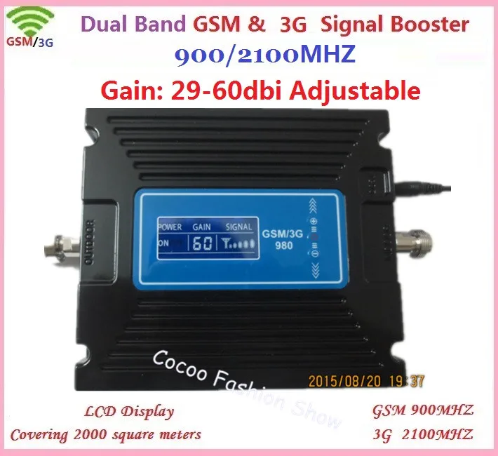 Hot Sell Device LCD Display 2G 3G GSM Repeater, Cellphone GSM 900mhz 2100mhz Signal Repeater Booster, GSM Repeater Amplifier
Hot Sell Device LCD Display 2G 3G GSM Repeater, Cellphone GSM 900mhz 2100mhz Signal Repeater Booster, GSM Repeater Amplifier
