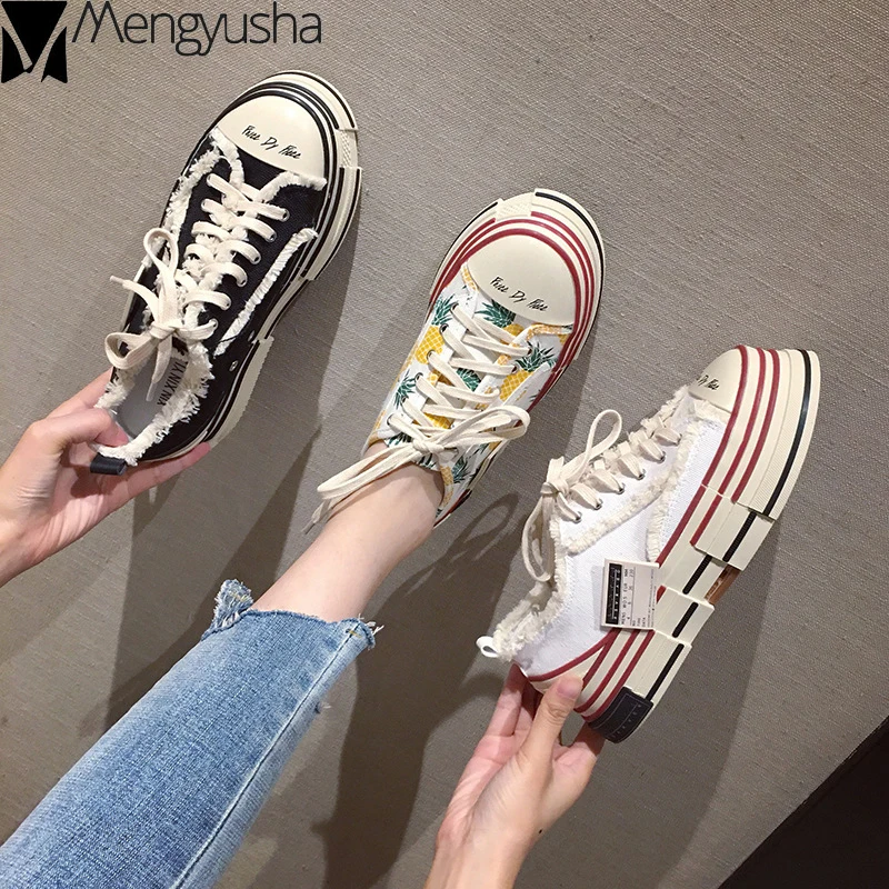 Thick bottom canvas flats student summer trendy platform shoes woman non-slip pineapple zapatos mujer 2019 femme cozy cross-tied
Thick bottom canvas flats student summer trendy platform shoes woman non-slip pineapple zapatos mujer 2019 femme cozy cross-tied