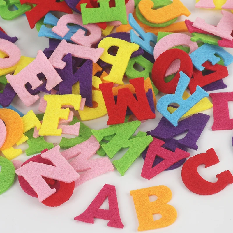 New 50Pcs Random Mixed Color Alphabet Number 0-9 Felt Cloth Polyester Fabrics Felt Fabric For DIY Mix Non-woven Sewing Craft
New 50Pcs Random Mixed Color Alphabet Number 0-9 Felt Cloth Polyester Fabrics Felt Fabric For DIY Mix Non-woven Sewing Craft