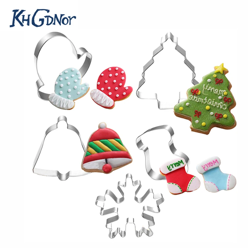 Merry Christmas Stainless Steel Cookie Stamps Christmas Gloves Stocking Snowflakes Bell Cookie Mold Christmas Biscuit Mold G
Merry Christmas Stainless Steel Cookie Stamps Christmas Gloves Stocking Snowflakes Bell Cookie Mold Christmas Biscuit Mold G
