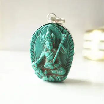 Tibetan Clay Sculpture Buddha Amulets Pendants Pocket Buddha Simulated Turquoises Buddha Tara Ganyin TBP689
Tibetan Clay Sculpture Buddha Amulets Pendants Pocket Buddha Simulated Turquoises Buddha Tara Ganyin TBP689
