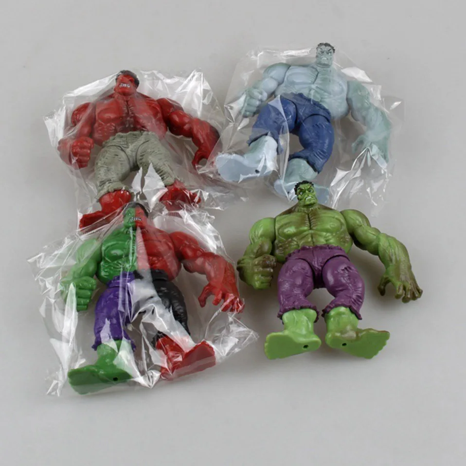 4pcs/set 12cm Avengers 2 Hulk Compound Red Grey Green PVC Action Figure model Toys with Opp Bag
4pcs/set 12cm Avengers 2 Hulk Compound Red Grey Green PVC Action Figure model Toys with Opp Bag