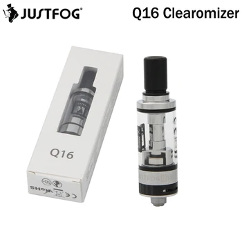 

Original Justfog Q16 Tank 2ml Clearomizer Huge Cloud Vapor Tank for Justfog Q16 Vape Kit J-Easy 9 Battery E Cigarette Atomizer