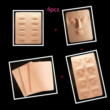 4 pcs 3D Tattoo Practice Skin lip Eyes eyebrow practice skin for learner use permanent makeup practice skin
4 pcs 3D Tattoo Practice Skin lip Eyes eyebrow practice skin for learner use permanent makeup practice skin