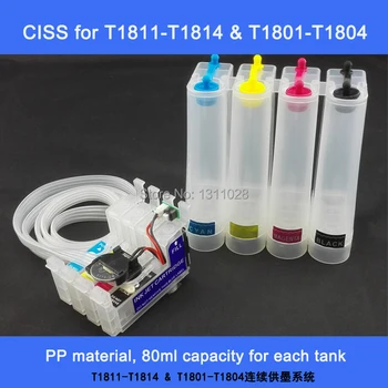 INK WAY XP series CISS, Continuous Ink Supply System T1811-T1814 for Epson XP422 XP305 XP322 XP315 XP212 XP402 XP30 XP225
INK WAY XP series CISS, Continuous Ink Supply System T1811-T1814 for Epson XP422 XP305 XP322 XP315 XP212 XP402 XP30 XP225