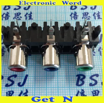 10pcs-200pcs AV-8.4-12 3x Ports Female RCA Female Connectors AV Audio Video Adapters Socket Jacks
10pcs-200pcs AV-8.4-12 3x Ports Female RCA Female Connectors AV Audio Video Adapters Socket Jacks