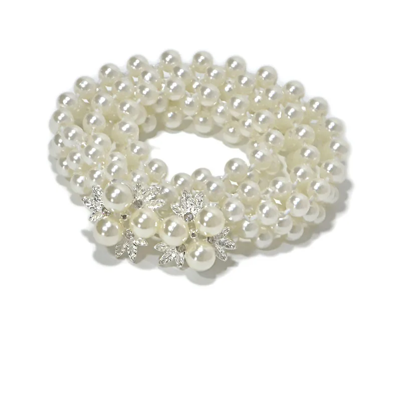 Fuxury New Style Ms Crystal with Flowers Stretch Pearl Waist Chain Sweet Fashion Thin Belt Female Spot Wholesale Belts Bg-824
Fuxury New Style Ms Crystal with Flowers Stretch Pearl Waist Chain Sweet Fashion Thin Belt Female Spot Wholesale Belts Bg-824