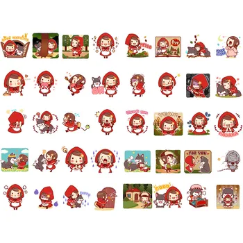 40pcs/set Little Red Riding Hood Precut Sticker Kawaii Stationery Cute Sticky Notes Planner Stickers Office Decor
40pcs/set Little Red Riding Hood Precut Sticker Kawaii Stationery Cute Sticky Notes Planner Stickers Office Decor