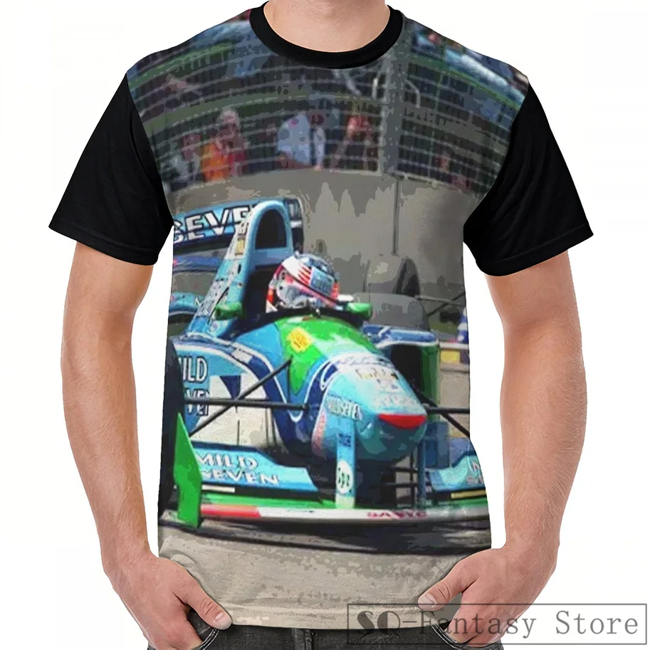 Fashion Casual print men t shirt women tops tee Michael Schumacher and Damon Hill fighting at Adelaide 1994 Graphic T-Shirt
Fashion Casual print men t shirt women tops tee Michael Schumacher and Damon Hill fighting at Adelaide 1994 Graphic T-Shirt