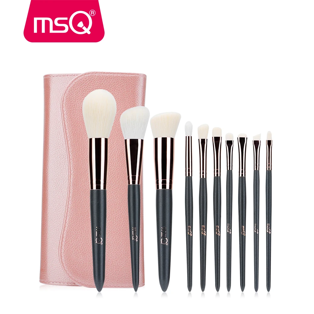 MSQ New Makeup Brushes 10PCS Set Make Up Brush Soft Synthetic Collection Kit with Powder Contour Eyeshadow Eyebrow Lip Brushes
MSQ New Makeup Brushes 10PCS Set Make Up Brush Soft Synthetic Collection Kit with Powder Contour Eyeshadow Eyebrow Lip Brushes
