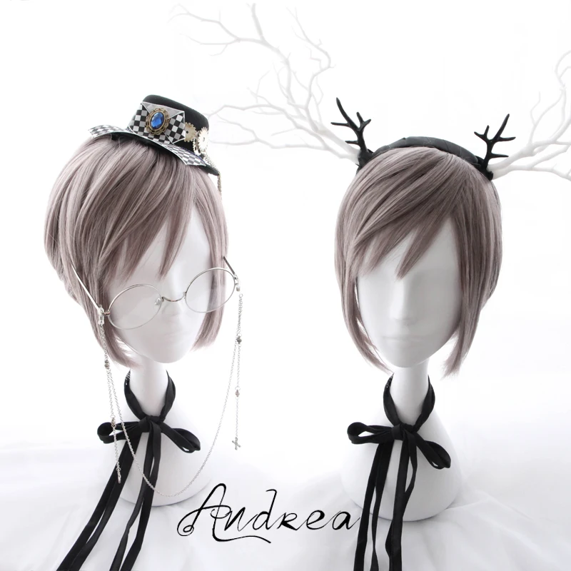 Gray Lolita Hair Accessories Wig Japanese Harajuku Short Kawaii Halloween Costume Queen Cosplay Lolita Chinese Anime Hair Wig
Gray Lolita Hair Accessories Wig Japanese Harajuku Short Kawaii Halloween Costume Queen Cosplay Lolita Chinese Anime Hair Wig