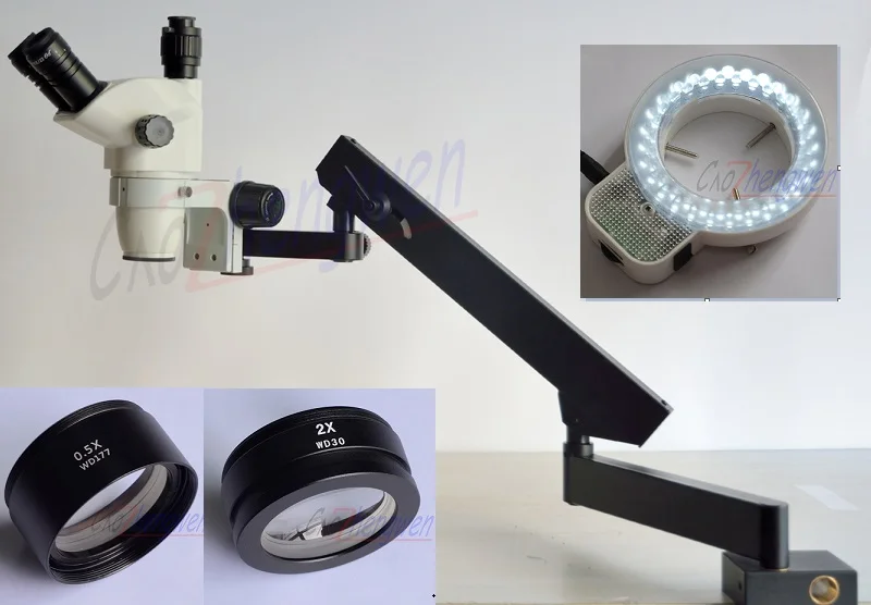 FYSCOPE 3.35X-90X STEREO ZOOM SIMUL FOCAL MICROSCOPE +ARTICULATING STAND WITH CLAMP+56PCS LED
FYSCOPE 3.35X-90X STEREO ZOOM SIMUL FOCAL MICROSCOPE +ARTICULATING STAND WITH CLAMP+56PCS LED