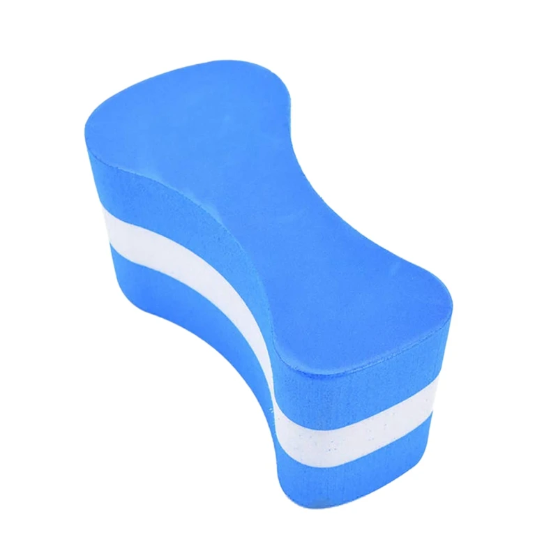 

Foam Pull Buoy Eva Kick Legs Board Kids Adults Pool Swimming Training-Blue+White