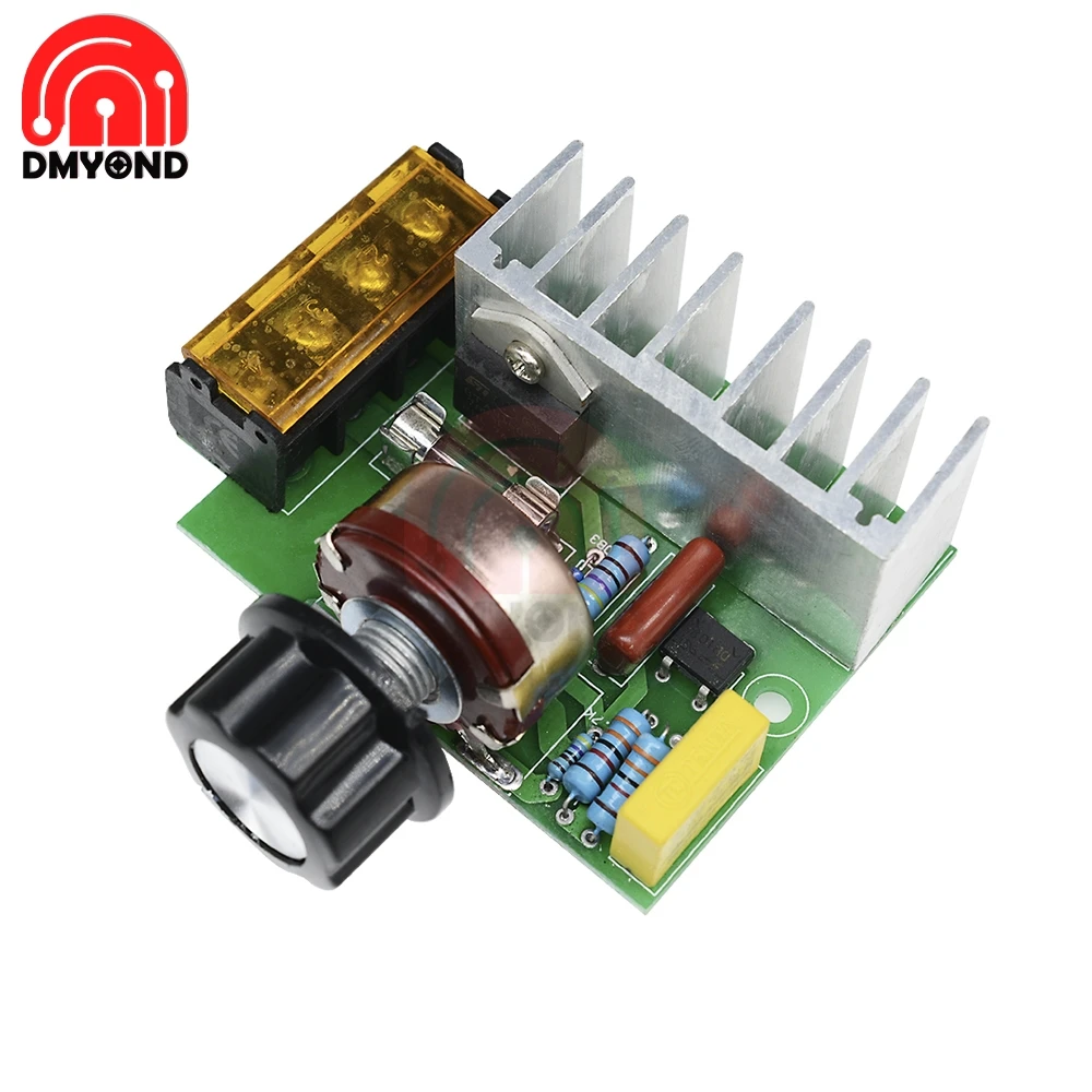 4000W 0-220V AC SCR Electric Voltage Regulator Motor Speed Controller Expansion Board Module Silicon Regulator Board
4000W 0-220V AC SCR Electric Voltage Regulator Motor Speed Controller Expansion Board Module Silicon Regulator Board