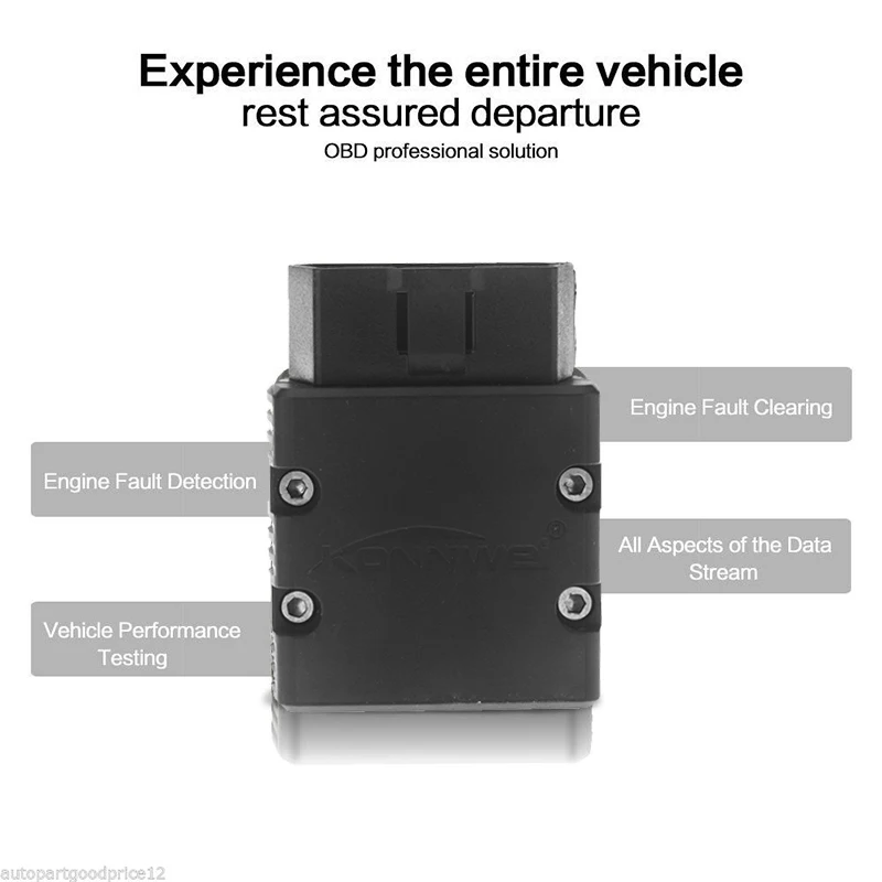 Obd2 диагностический инструмент KW902 ODB2 II сканер кода считыватель Android ELM327 obd2 Bluetooth