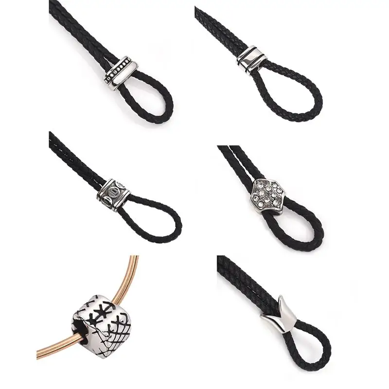 5pcs Stainless Steel Beads Caps Double Hole 4/5/6mm End Beads For DIY Bracelet Necklace Handmade Jewelry Making Beads Findings
5pcs Stainless Steel Beads Caps Double Hole 4/5/6mm End Beads For DIY Bracelet Necklace Handmade Jewelry Making Beads Findings