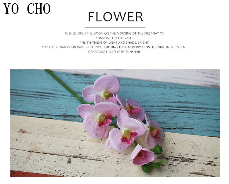 orchid latex orchid decor for home wedding flower decoration
