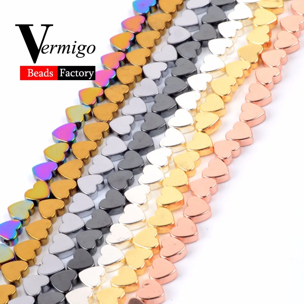 Mixed Plated Rose Gold Black Love Heart Hematite Beads Natural Stone Accessories Beads For Jewerly Making 6 8mm Diy Bracelet 15"
Mixed Plated Rose Gold Black Love Heart Hematite Beads Natural Stone Accessories Beads For Jewerly Making 6 8mm Diy Bracelet 15"