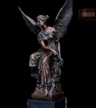 007735 Abstract Art Sculpture Copper Bronze Marble Base Angel Goddess Statue Figurine
007735 Abstract Art Sculpture Copper Bronze Marble Base Angel Goddess Statue Figurine