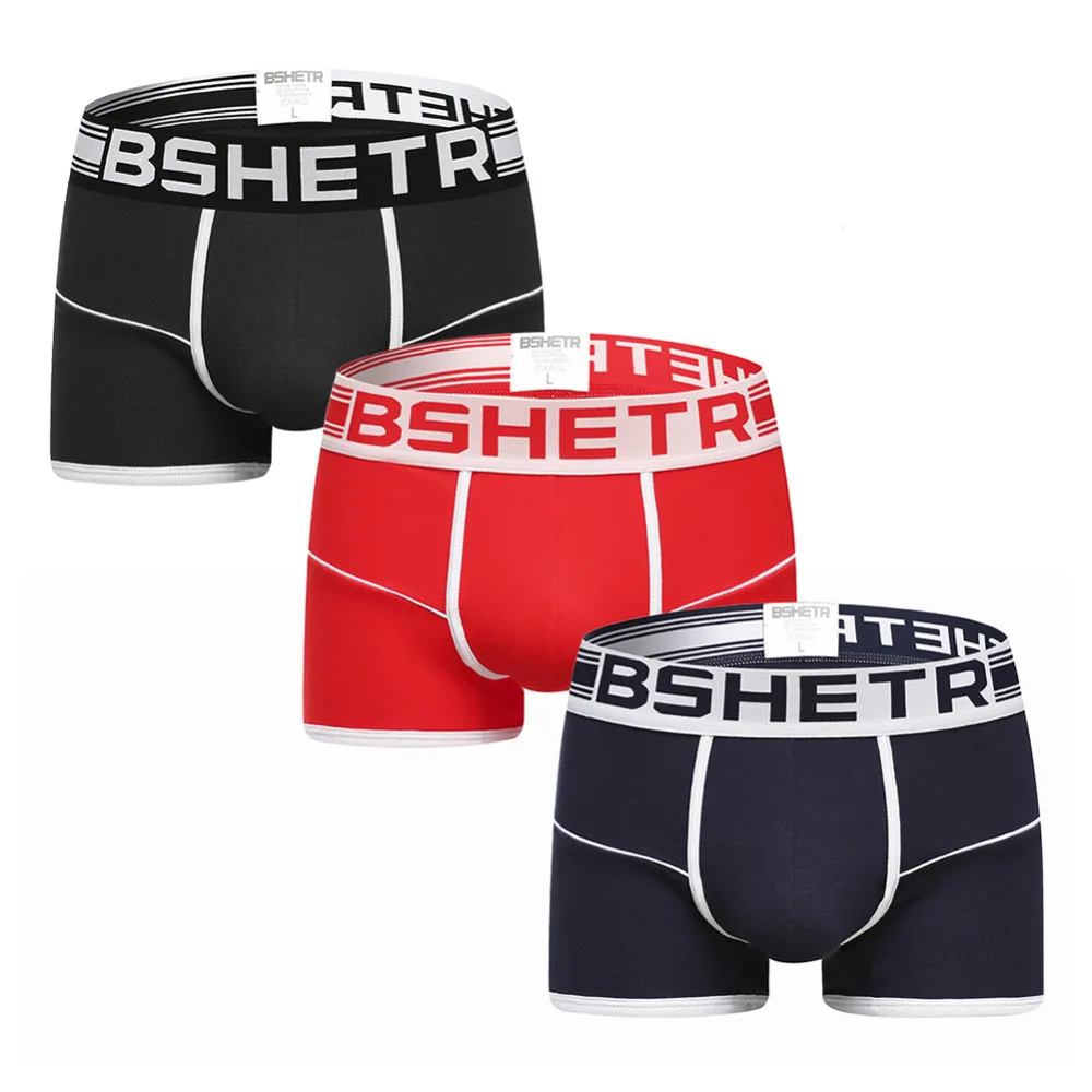 3 pcs/lot Men Underwear boxers BSHETR Brand cotton Male boxer shorts Sexy U pouch design Men's panties New fashion Men Boxers
3 pcs/lot Men Underwear boxers BSHETR Brand cotton Male boxer shorts Sexy U pouch design Men's panties New fashion Men Boxers