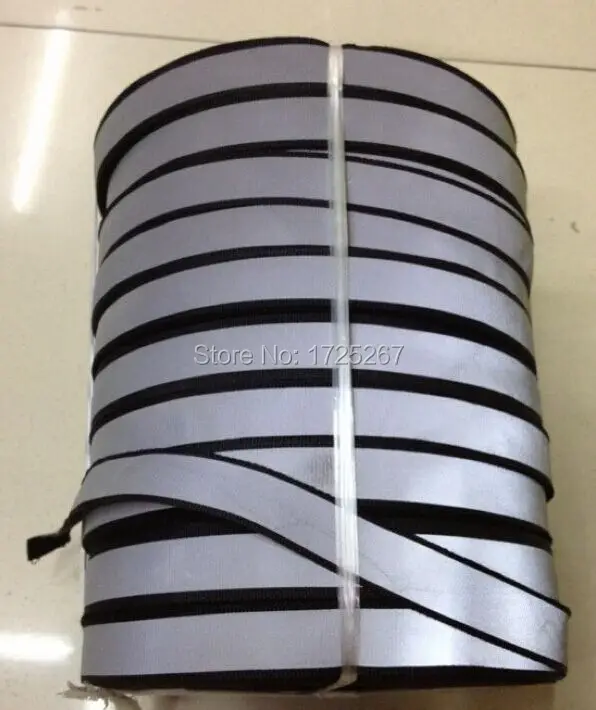 CSR - 100yards black Reflective ribbon reflective lattice/wholesale price to sell 3*1.5 cm width
CSR - 100yards black Reflective ribbon reflective lattice/wholesale price to sell 3*1.5 cm width