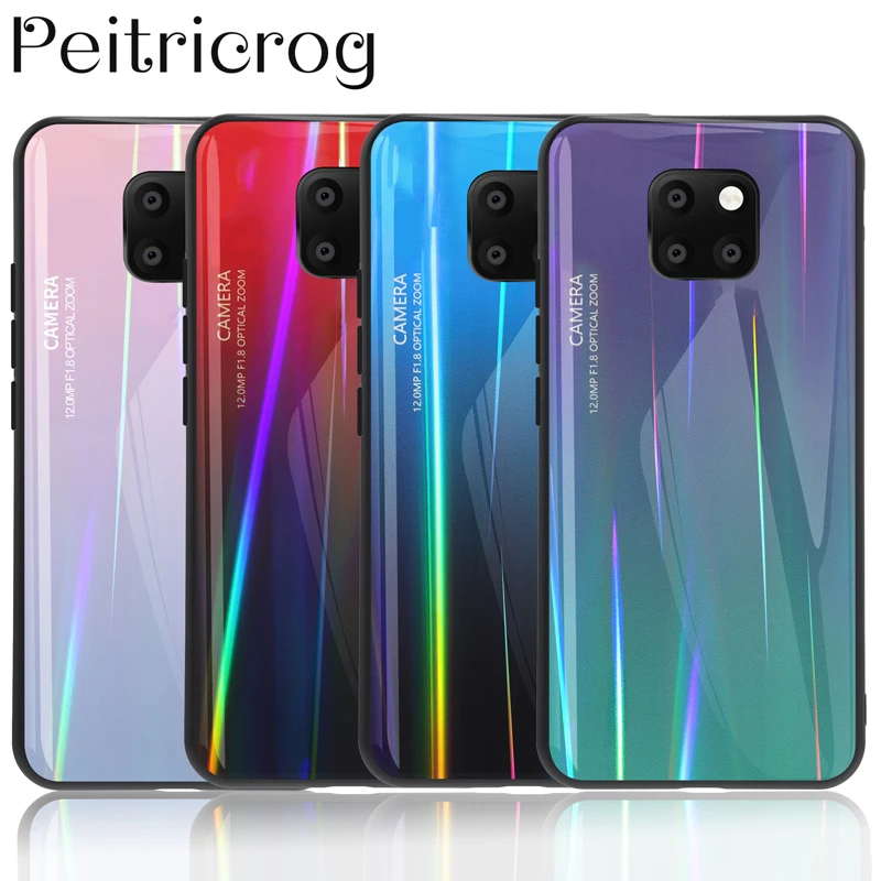 Luxury Laser Flame Aurora Gradient Tempered Glass Phone Case For Huawei Honor P30 Mate 20 Pro hard Back Cover For Mate20 Case
Luxury Laser Flame Aurora Gradient Tempered Glass Phone Case For Huawei Honor P30 Mate 20 Pro hard Back Cover For Mate20 Case