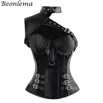 Steampunk Gothic Overbust Corset Goth Sexy Clothing Pu Leather Corset Tops Punk Black Purple Overbust Vintage Corsage Vest Xxl
Steampunk Gothic Overbust Corset Goth Sexy Clothing Pu Leather Corset Tops Punk Black Purple Overbust Vintage Corsage Vest Xxl