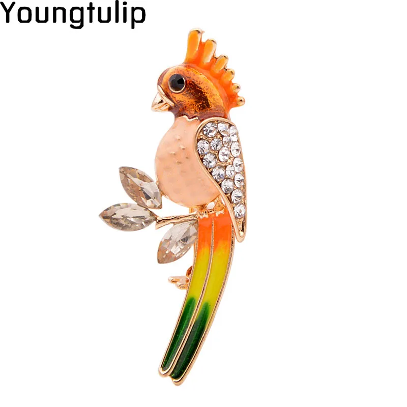 Young Tulip Two Color Proud Bird Brooches For Women Shiny Solid Rhinestone Needles Trendy Animals Jewelry Crafts Wedding Gifts
Young Tulip Two Color Proud Bird Brooches For Women Shiny Solid Rhinestone Needles Trendy Animals Jewelry Crafts Wedding Gifts