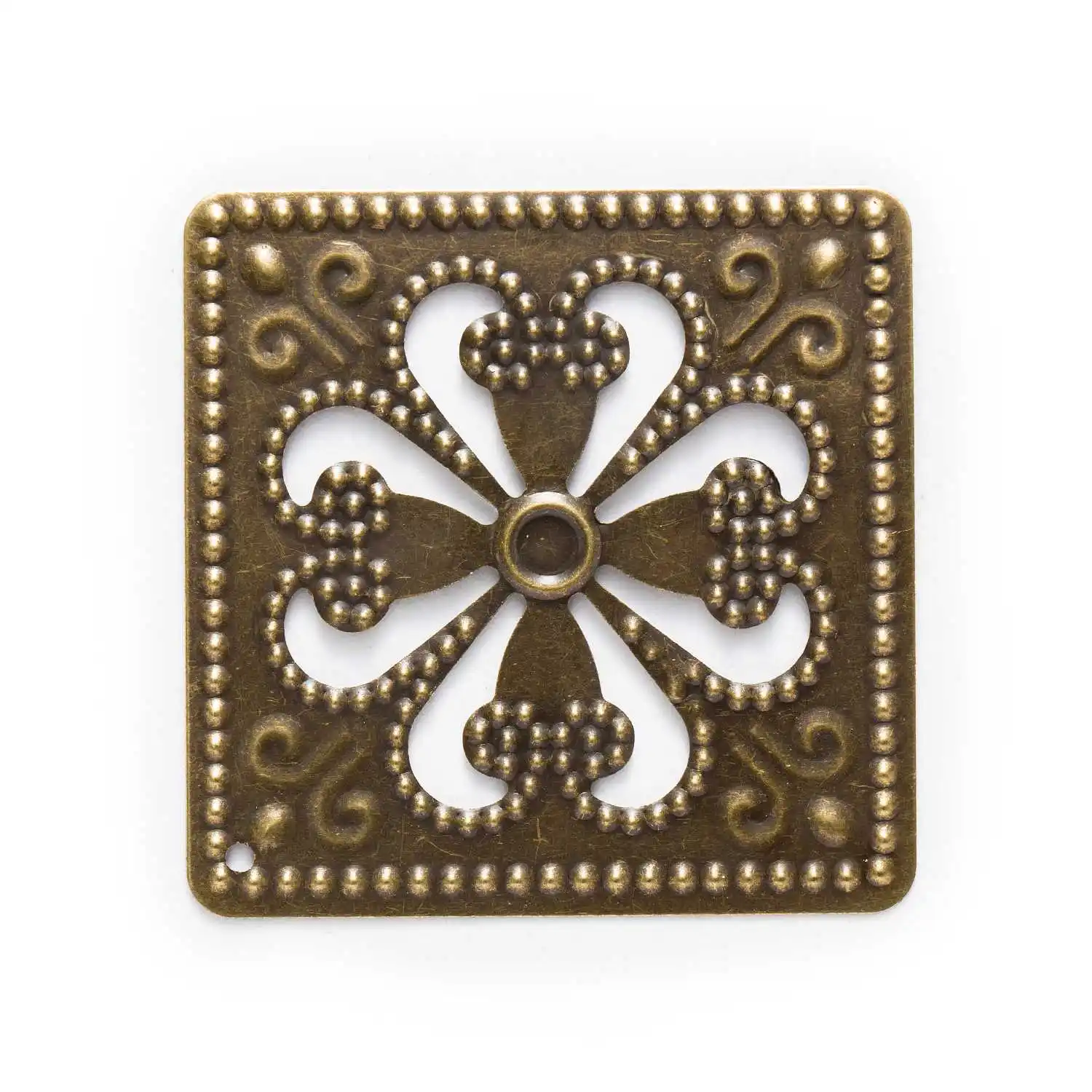 10/30 Piece Bronze Tone Filigree Square Shaped Wraps Jewelry Making DIY Connnector Embellishments Findings 46mm
10/30 Piece Bronze Tone Filigree Square Shaped Wraps Jewelry Making DIY Connnector Embellishments Findings 46mm